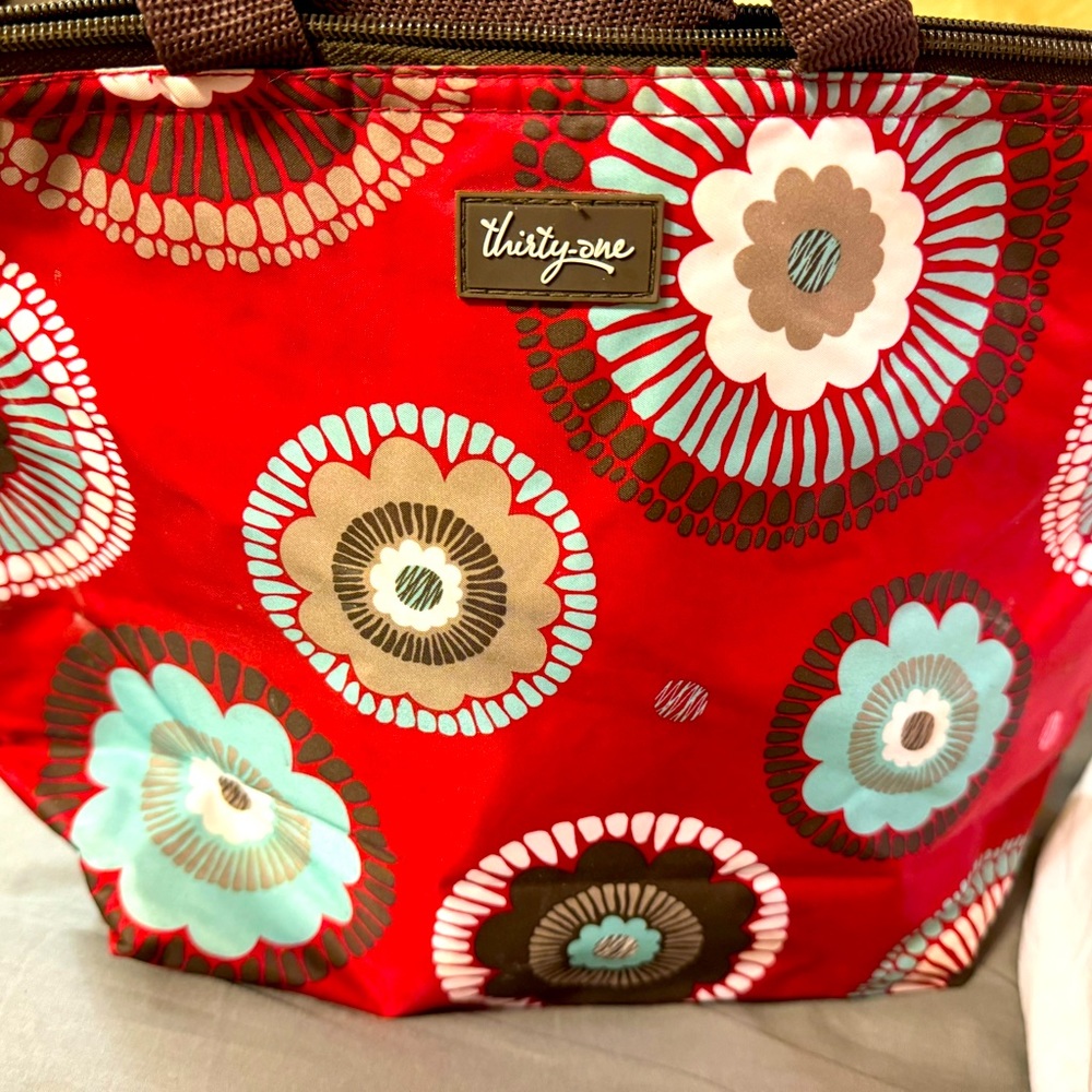 - Thirty-one Insulated Thermal Tote!!!! Retired print!!!